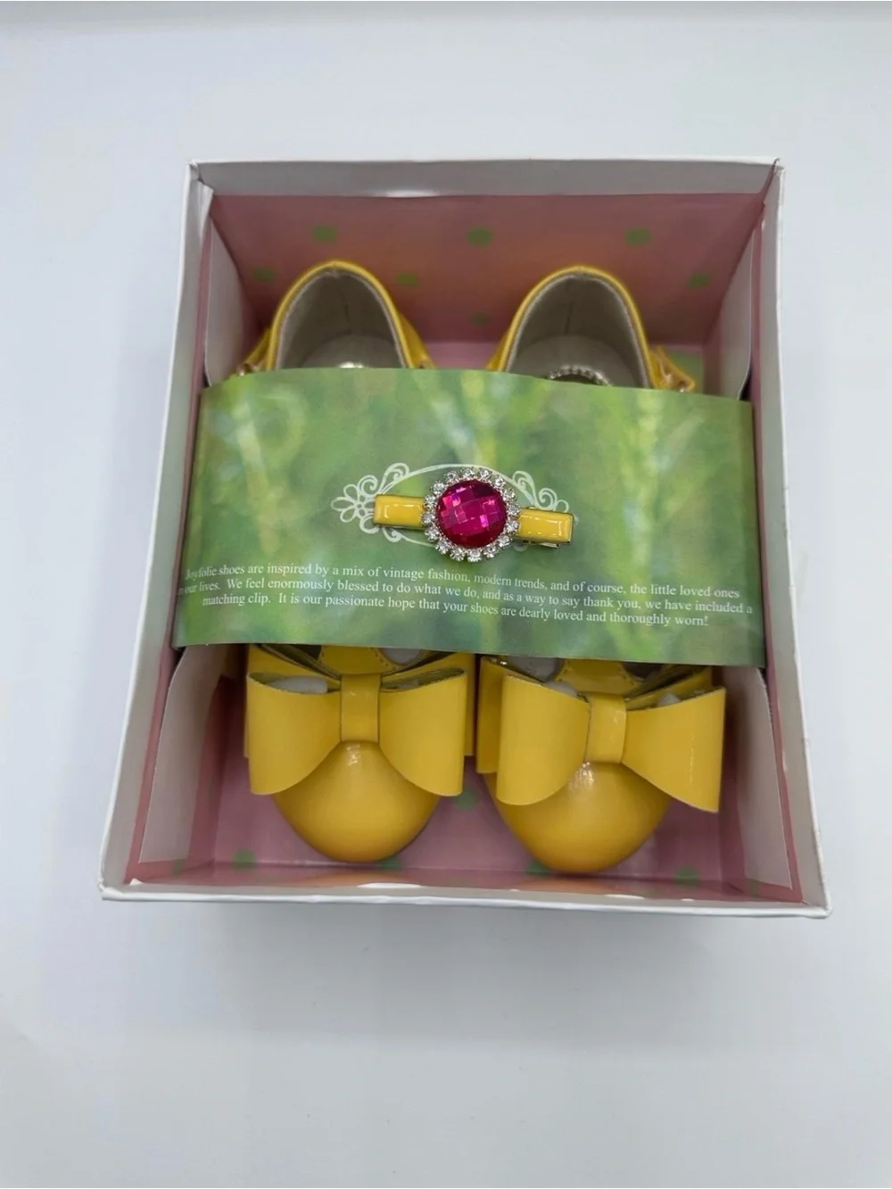 JoyFolie Girls Vivian Shoes - Yellow - NIB - Size 8
